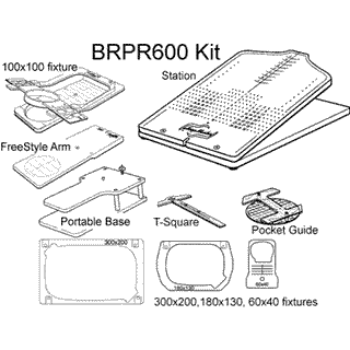 4- Fixture Kit for Brother PR600 to 1000 or Baby Lock EMP6