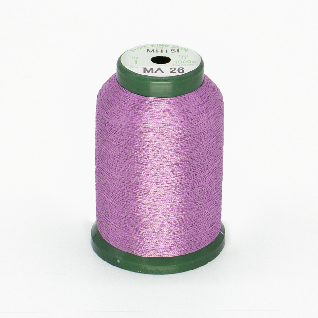 KingStar Metallic Thread MA-26 LIGHT PURPLE - 1000 Meter – The ...