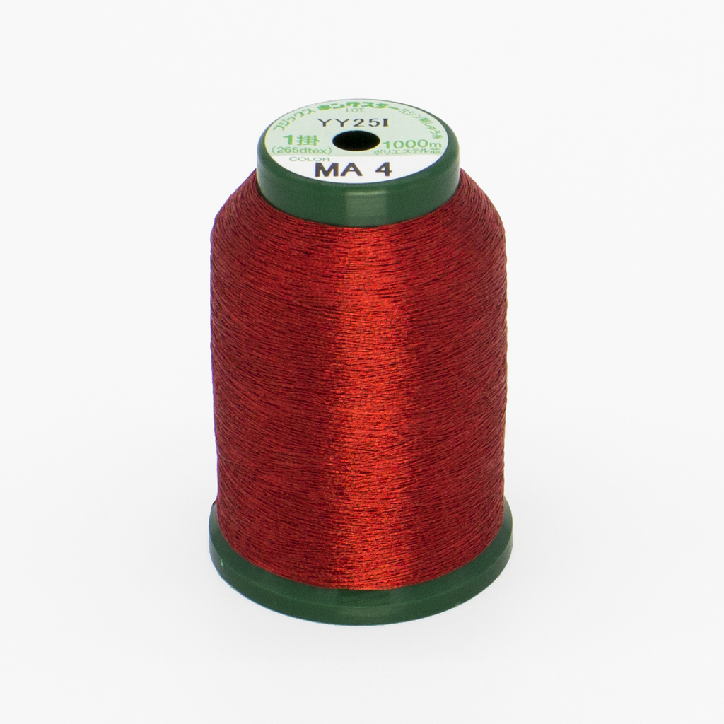 KingStar Metallic Thread MA-4 RED - 1000 Meter – The Embroidery Store