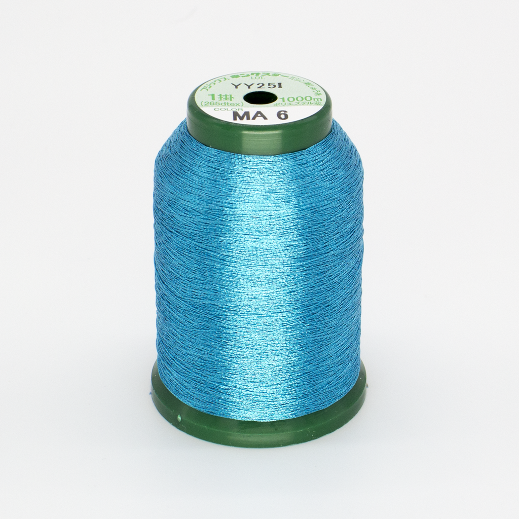 KingStar Metallic Thread MA-6 TURQUOISE - 1000 Meter – The Embroidery Store