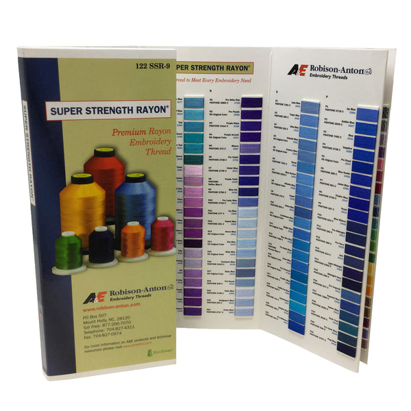 Robison-Anton Super Strength Rayon Thread Color Card – The Embroidery Store