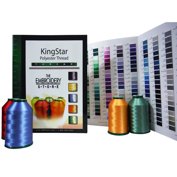 KingStar Polyester Thread Color Card – The Embroidery Store